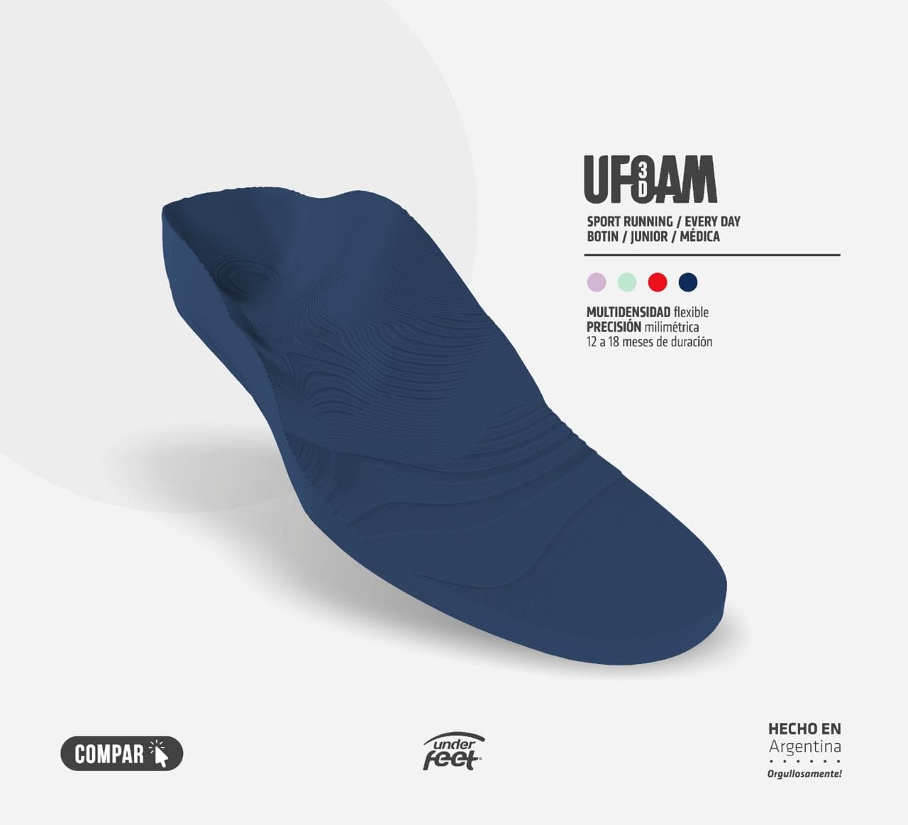 Plantilla UFOAM Azul